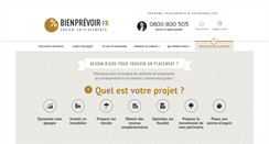 Desktop Screenshot of bienprevoir.fr